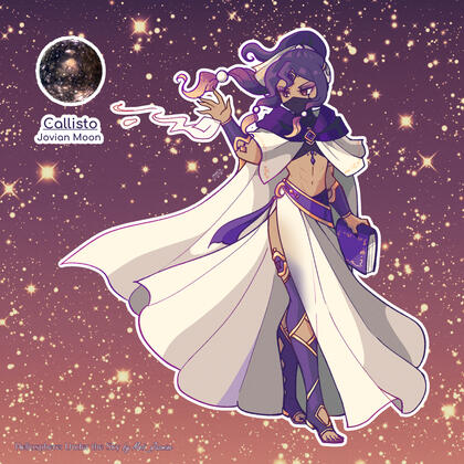 [JUPITER IV] Callisto - Callisto gijinka, Jupiter&#39;s moon