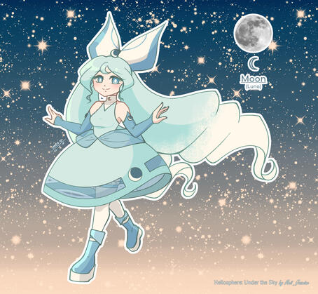 ☾ [MOON] Luna - Moon Gijinka