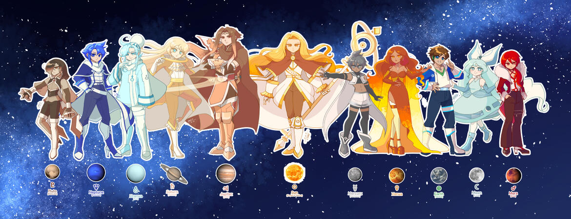 Heliosphere: Under the Sky (main cast)