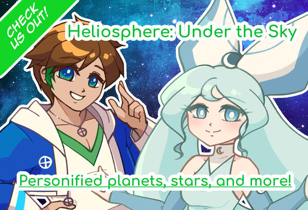 "Heliosphere: Under the Sky" carrd!